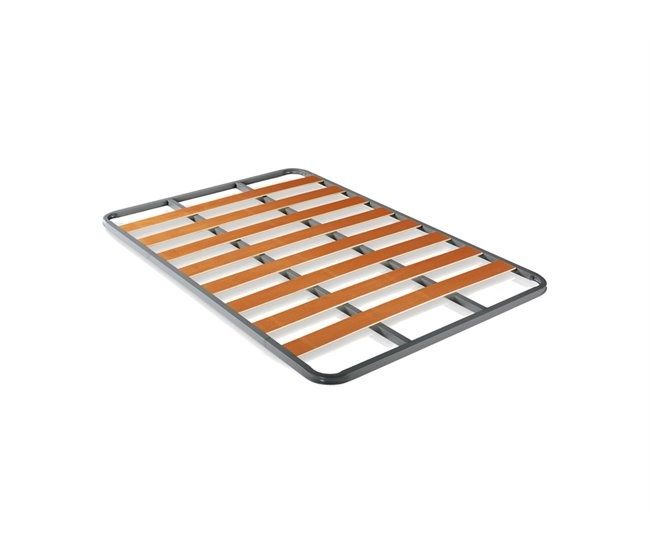 Estrado de ripas em metal e madeira 1,4x1,9m conforama