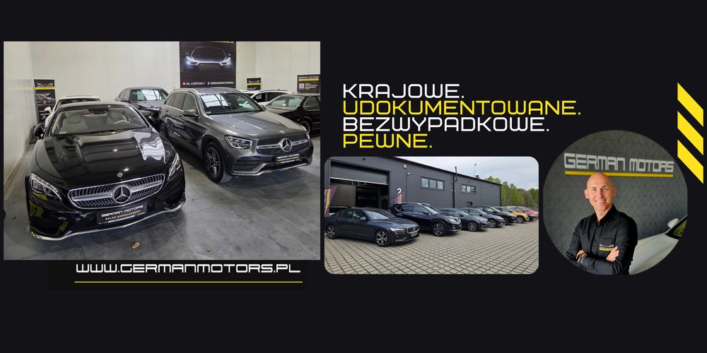✅ GERMAN MOTORS - SALON SAMOCHODOWY ✅ top banner
