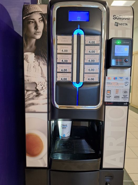 Kawomat  vending NECTA SOLISTA. Jak nowy!