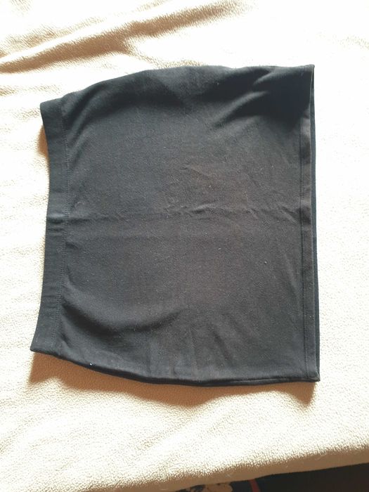 bawełniana spódniczka mini, czarna