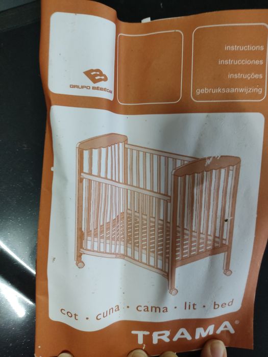 Cama bebé + colchão, BébéConfort