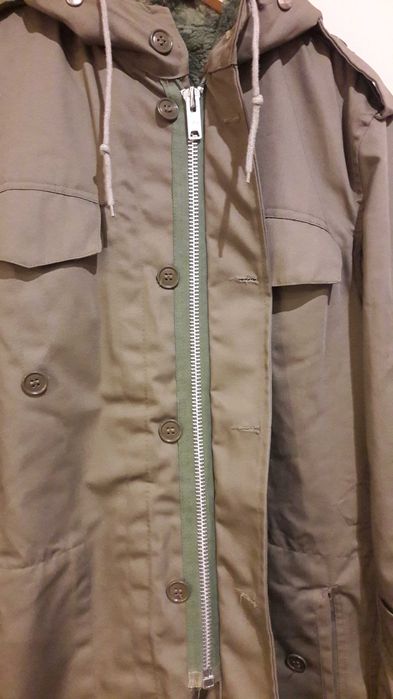 Kurtka zielona typu parka