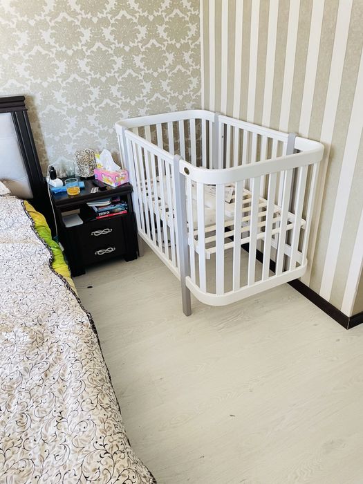 Ліжко дитяче Angelo Magic 120×60 з маятником + матрац