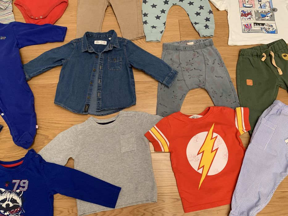 Paka Paczka Ubrań Ubranek dla Chłopca 9-12m (80)