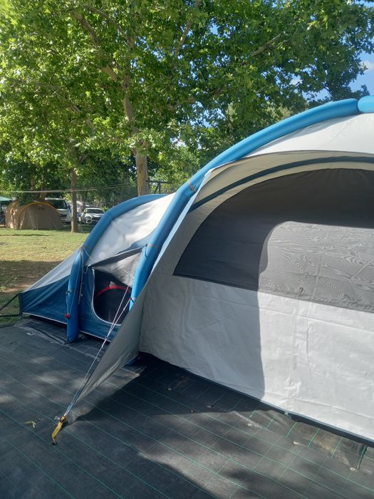 Tenda campismo insuflavel 8.4 fresh & black 4 quartos 8 pessoas