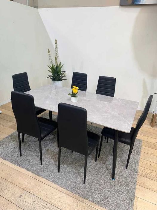 Mesa de jantar com 6 cadeiras - entrega gratuita