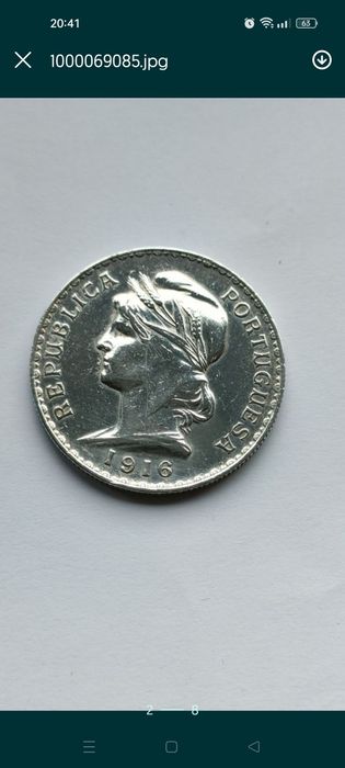 Moeda 1 Escudo 1915 e 1916