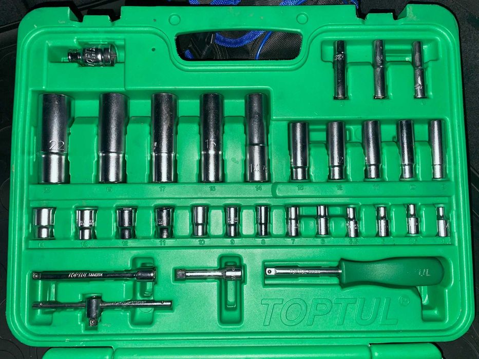 Набір інструментів Toptul 1/4" і 1/2" (12-гр.) 108 предметів