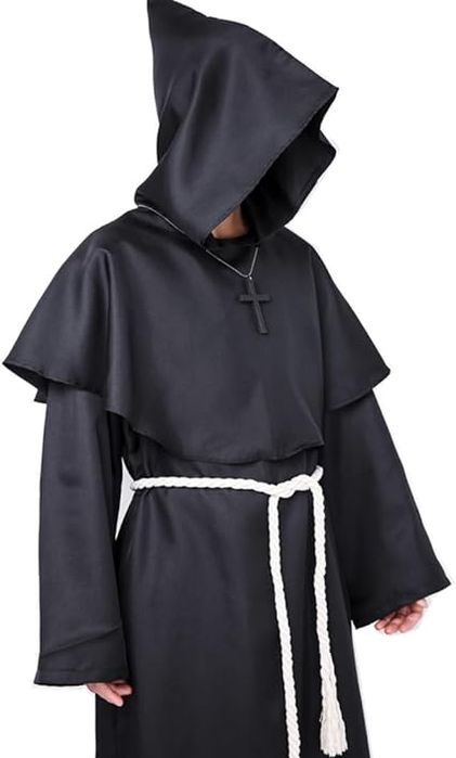 Kostium Mnicha - Kostium Mnicha Elegancki I Autentyczny L