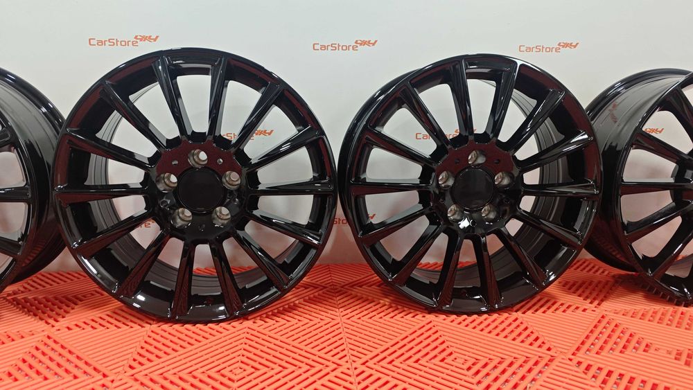 Jantes Look Mercedes Turbine 17 x 7.5j et 35 5x112 Preto