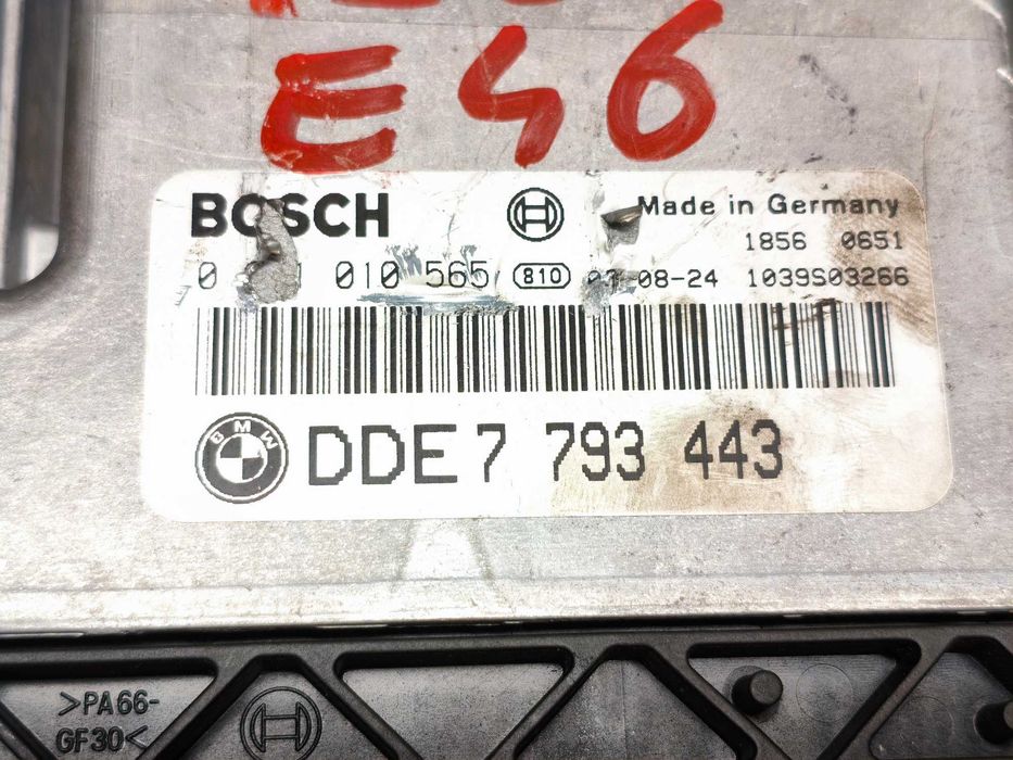 BMW E46 2.D Zestaw Startowy M47 Manual Komputer sterownik stacyjka EWS 150 koni 320D