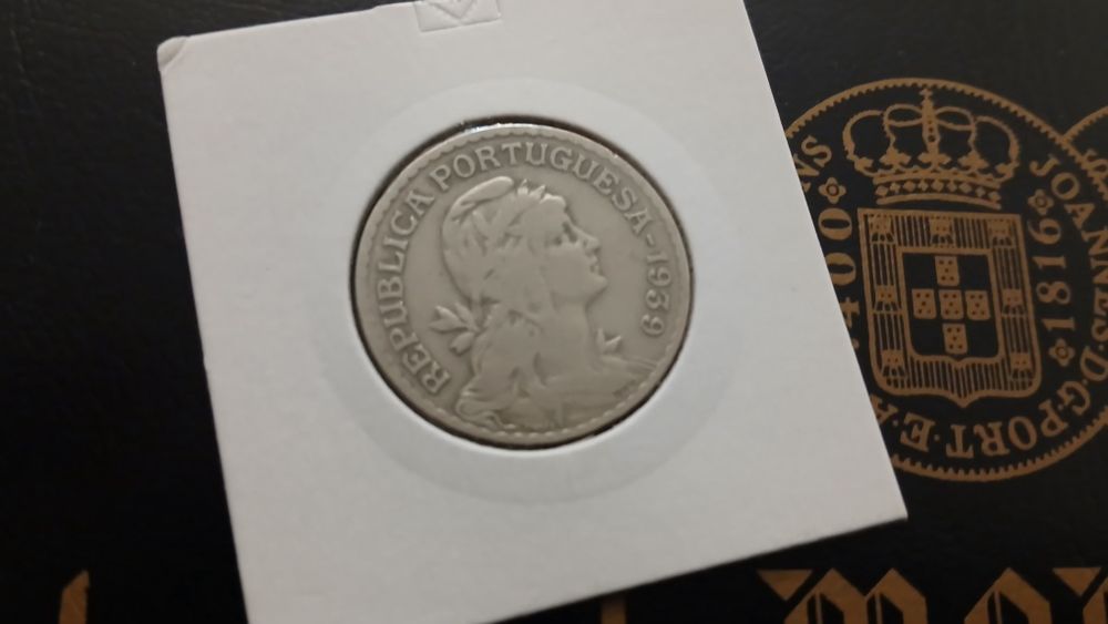 Moedas de 1 Escudo de 1939, 1940 e 1944