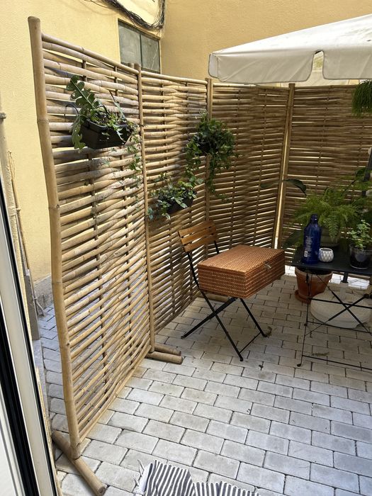 Biombos de bambu