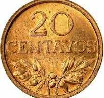 Moedas de 20 Centavos 1969-1974 (LOTE) 650 moedas