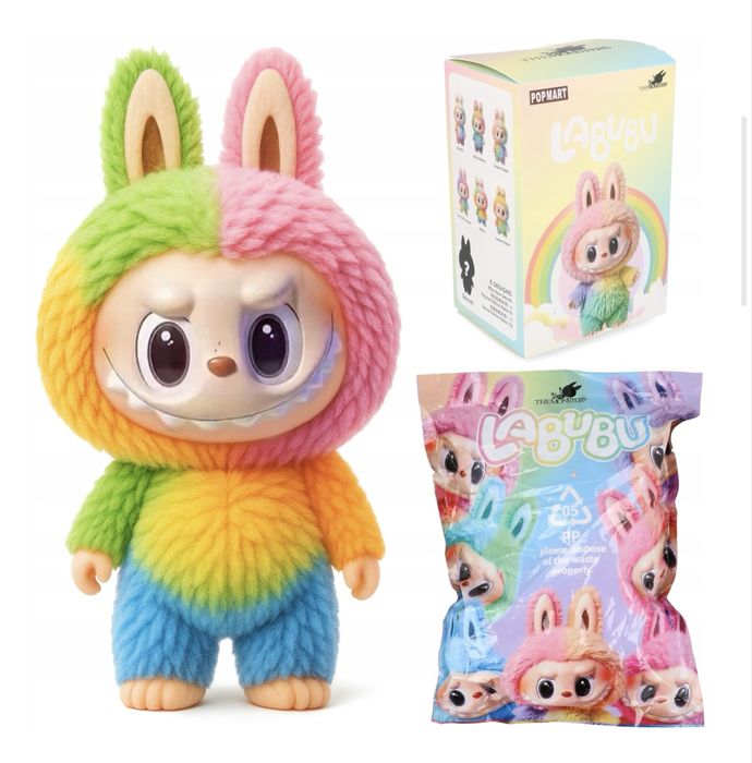 Labubu tęczowe maskotka wyprzedaż