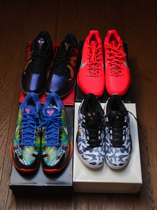 Nike Kobe 5 / 6 / 8 Protro – zestaw 4 par