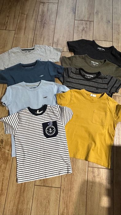 Zestaw 9 bluzek 5-6 lat NEXT dla chłopca