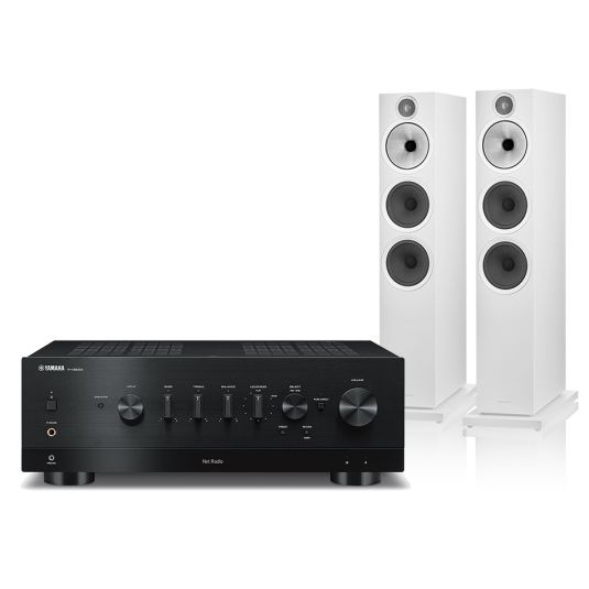 Zestaw  YAMAHA R-N800A + Bowers & Wilkins 603 S3