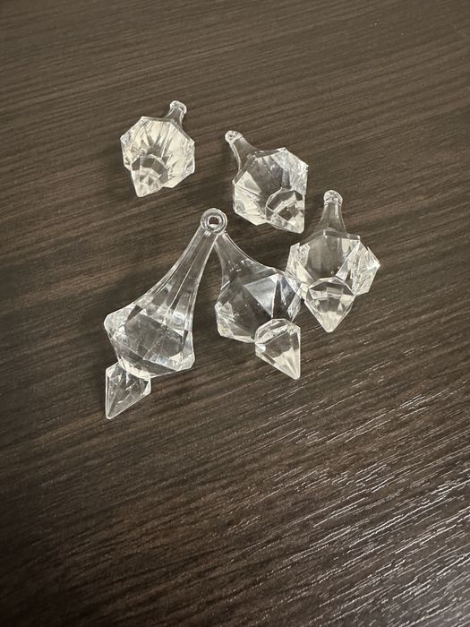 Кристал накінечник з акрилу для декору 10 штук