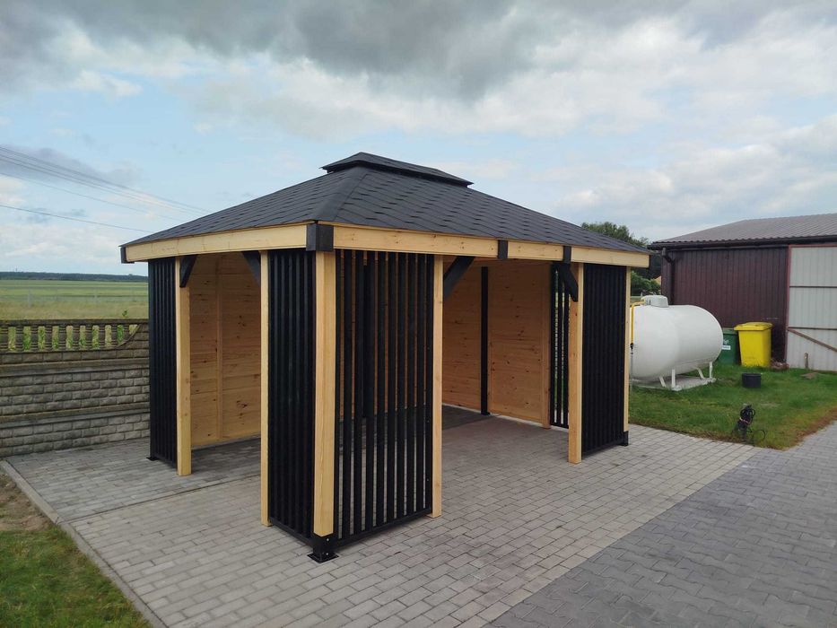Altana ogrodowa Mewa 3x4, narzędziownik, domki 2w1, Wiata samochodowa