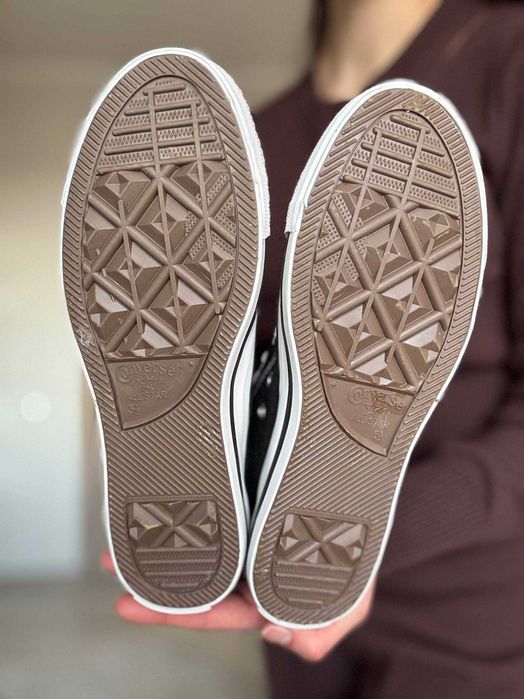 Converse All Star Chuk Tailor високі коверси чорні НАЛОЖКА