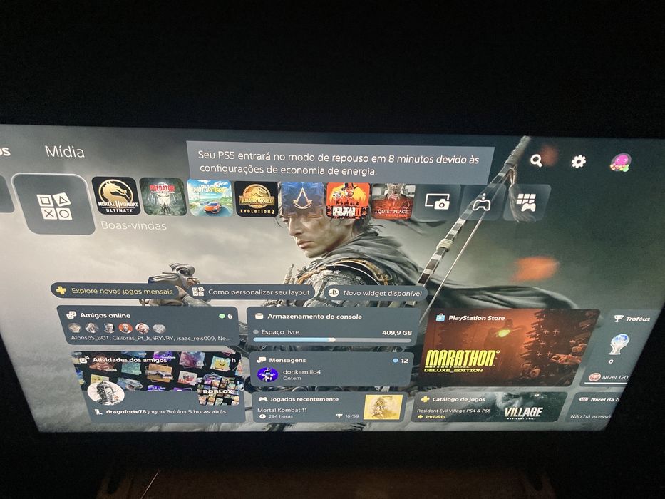 Ps5 slim 1tb como novo