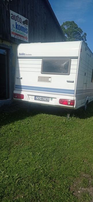 Przyczepą Hobby super stan