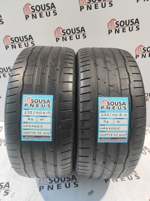 2 pneus semi novos 235-40R19 Hankook - Oferta dos Portes