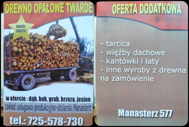 Drewno  opałowe (KOMINKOWE) Manasterz