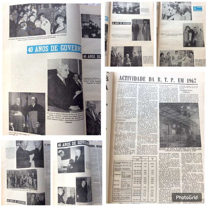 Suplemento do Diario da manhã, 28 de Maio de 1968. Estado Novo