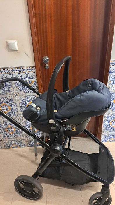 Ovo+Alcofa+Carrinho Maxi Cosi