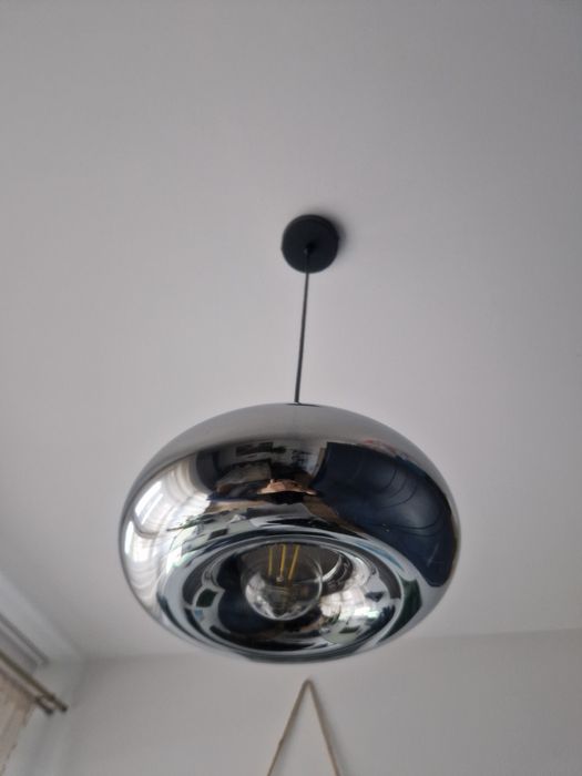 Klosz lampy z dymionego szkła stan idealny