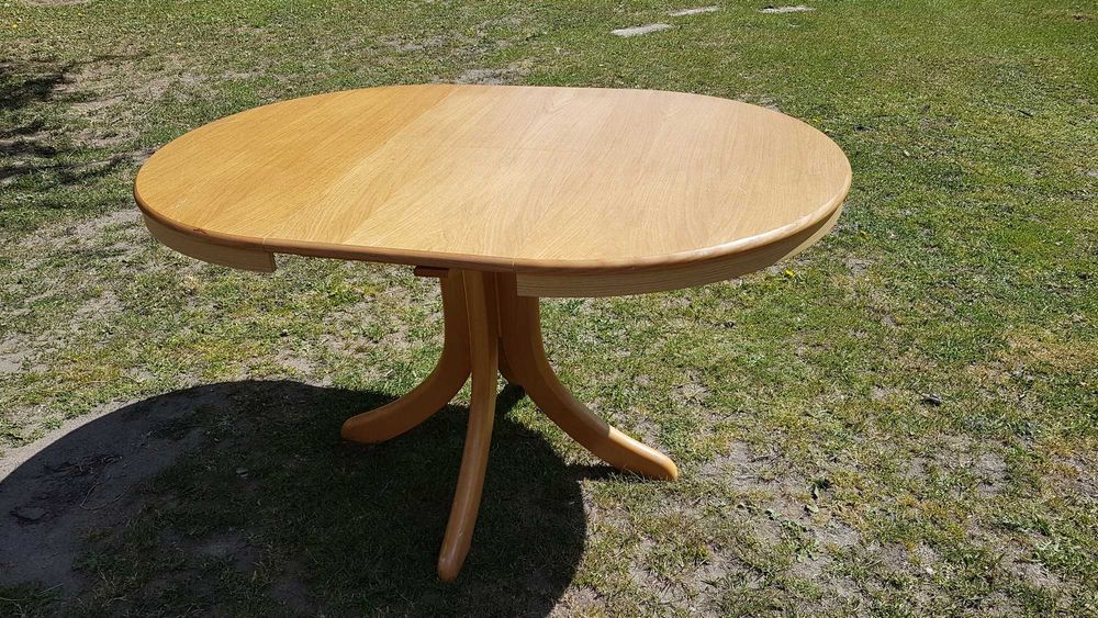 stół okrągły Fi 95cm rozkładany do 125 cm