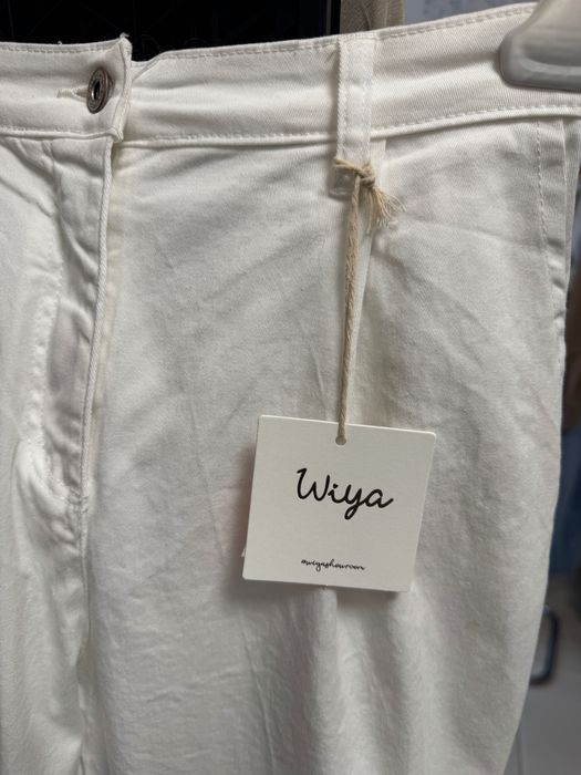 Spodnie damskie Wiya białe