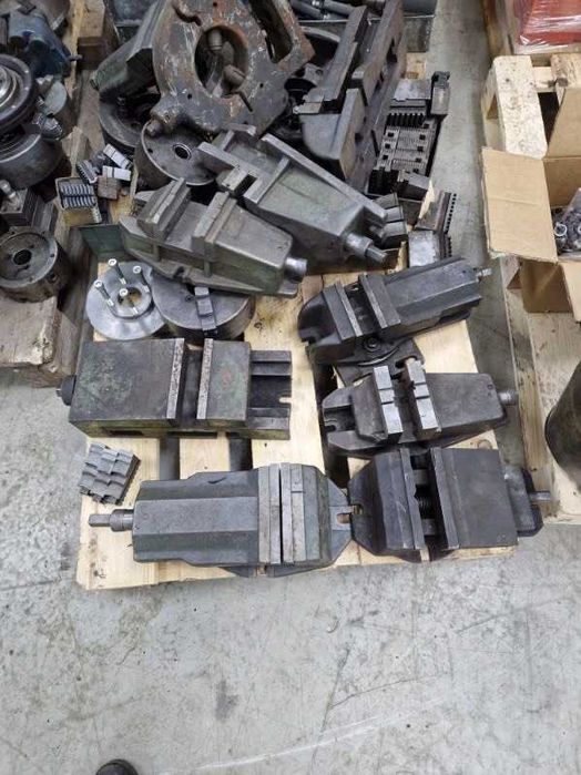 Imadło maszynowe, 200mm nieobrotowe