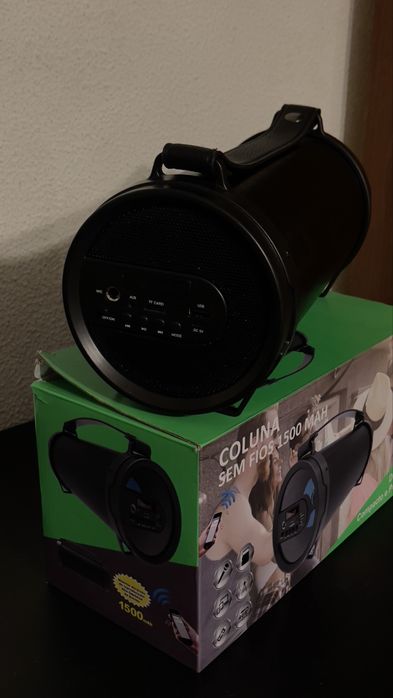 Coluna sem fios 1500MAH