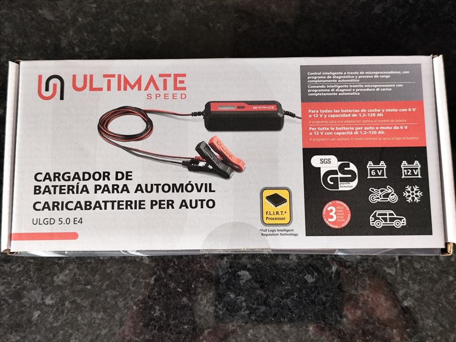 Carregador de baterias para carro/mota/autocaravana