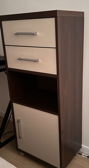 szafka stojaca ciemny braz