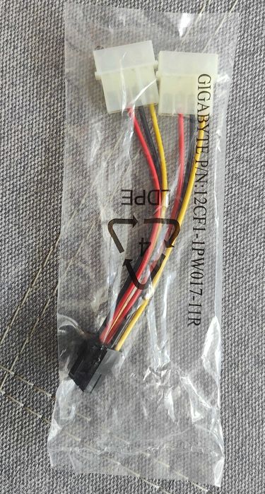 Кабель живлення для відеокарти 6-pin to 2x4-pin F Molex (S0111) Kingda