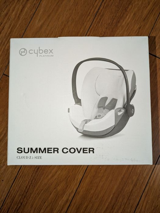 Capa de verão branca Cybex para alcofa cloud Z
