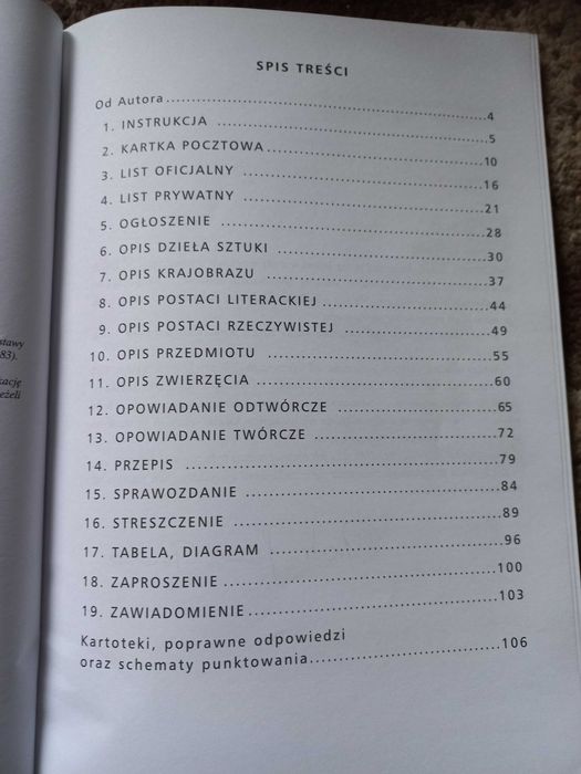 Język Polski "Potrafię napisać" Opowiadania odtwórcze