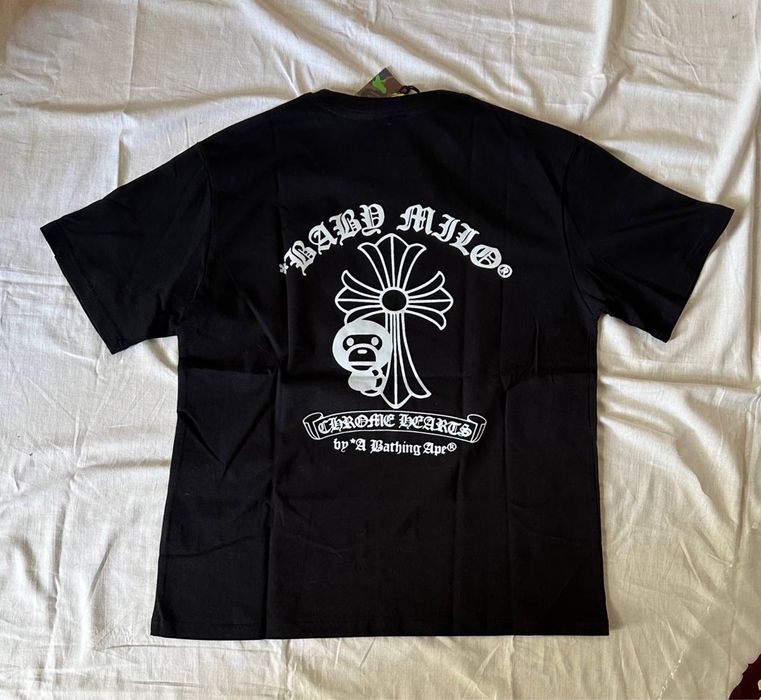 Футболка bape chrome hearts balenciaga