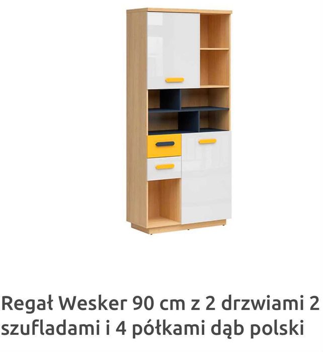 Regał Wesker z Blach Red White