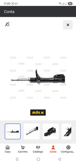 Suspensão dianteira Fiat