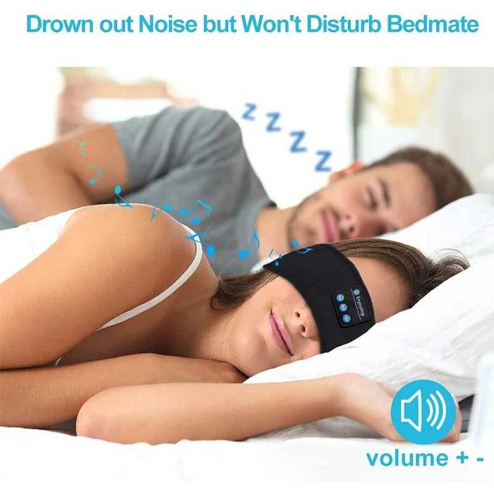 Fones de ouvido bluetooth dormir bandana elástica sem fio