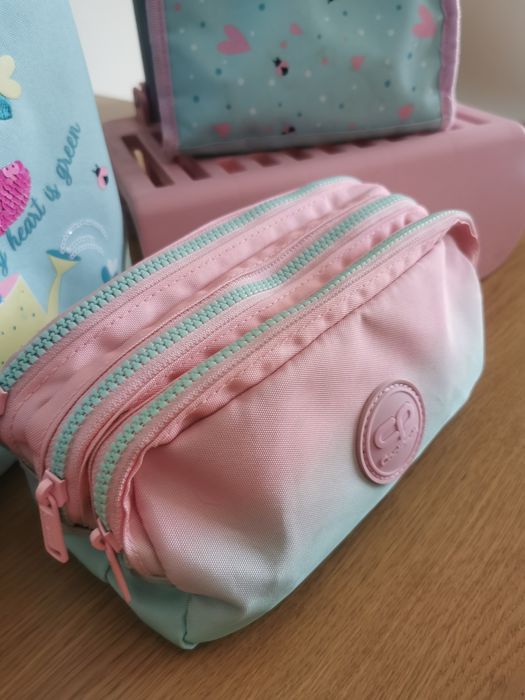 Mochila kit escolar com troley