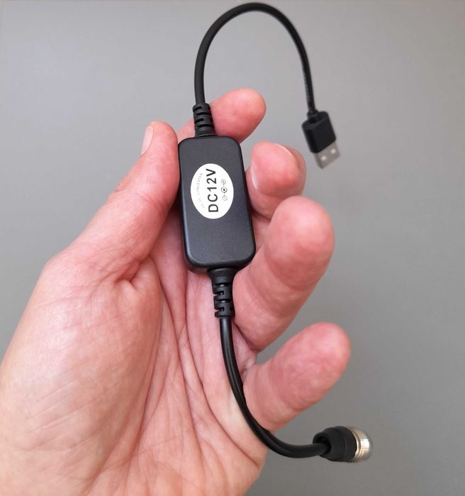 Cabo(s) USB para HIROSE com regulador de tensão DC12V #novos