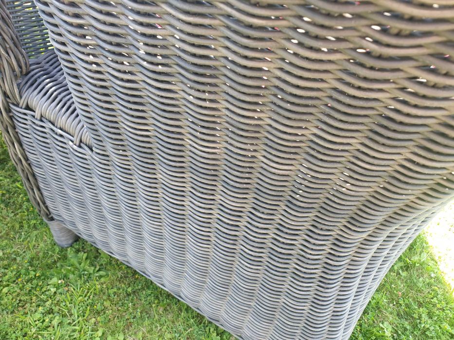 Okrągły stół + 4 fotele meble ogrodowe Intratuin