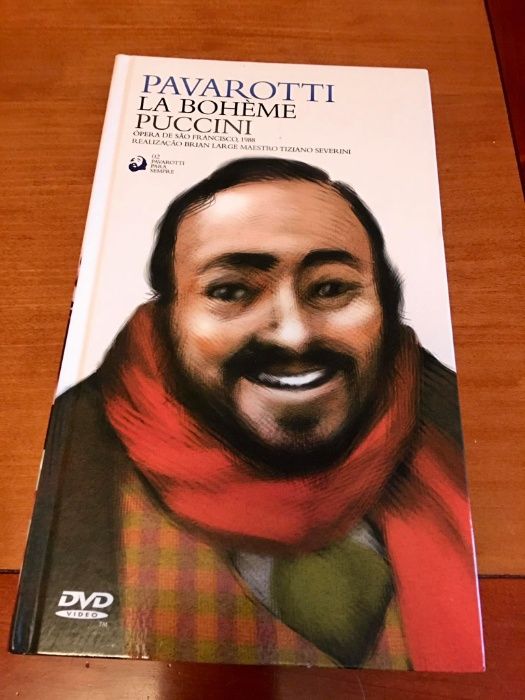 Luciano Pavarotti - 3 livros de Óperas + Cd's