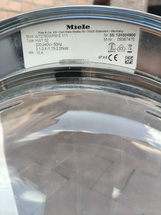 Правильно сушильна машина Miele Model  WT2790WPM  на 7/4 кг